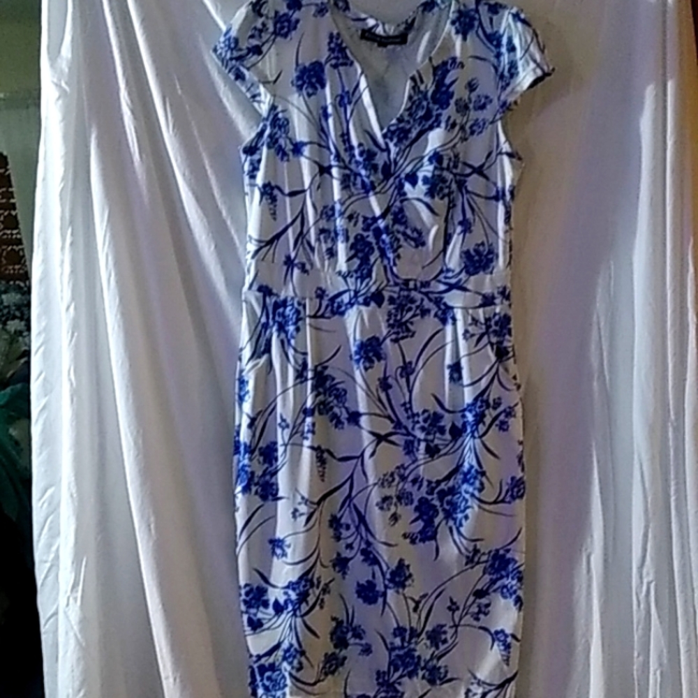 Cute Blue & White Dress